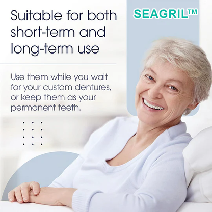 🌎Ends Today: 70% OFF! SEAGRIL™ Custom Custom-Fit Full Functional DenturesMake you more confident – Made in the USA & FDA-Certified